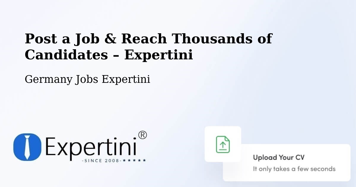 Post a Job in Pfullendorf – Hire the Right Talent - Pfullendorf, Germany Jobs Expertini